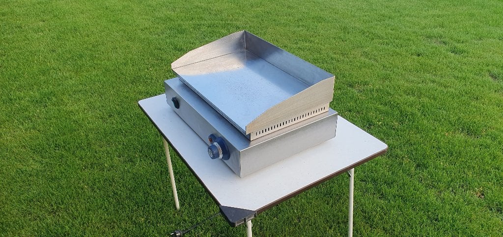 Bakplaat, Ophalen, Gebruikt, Tafelgrill