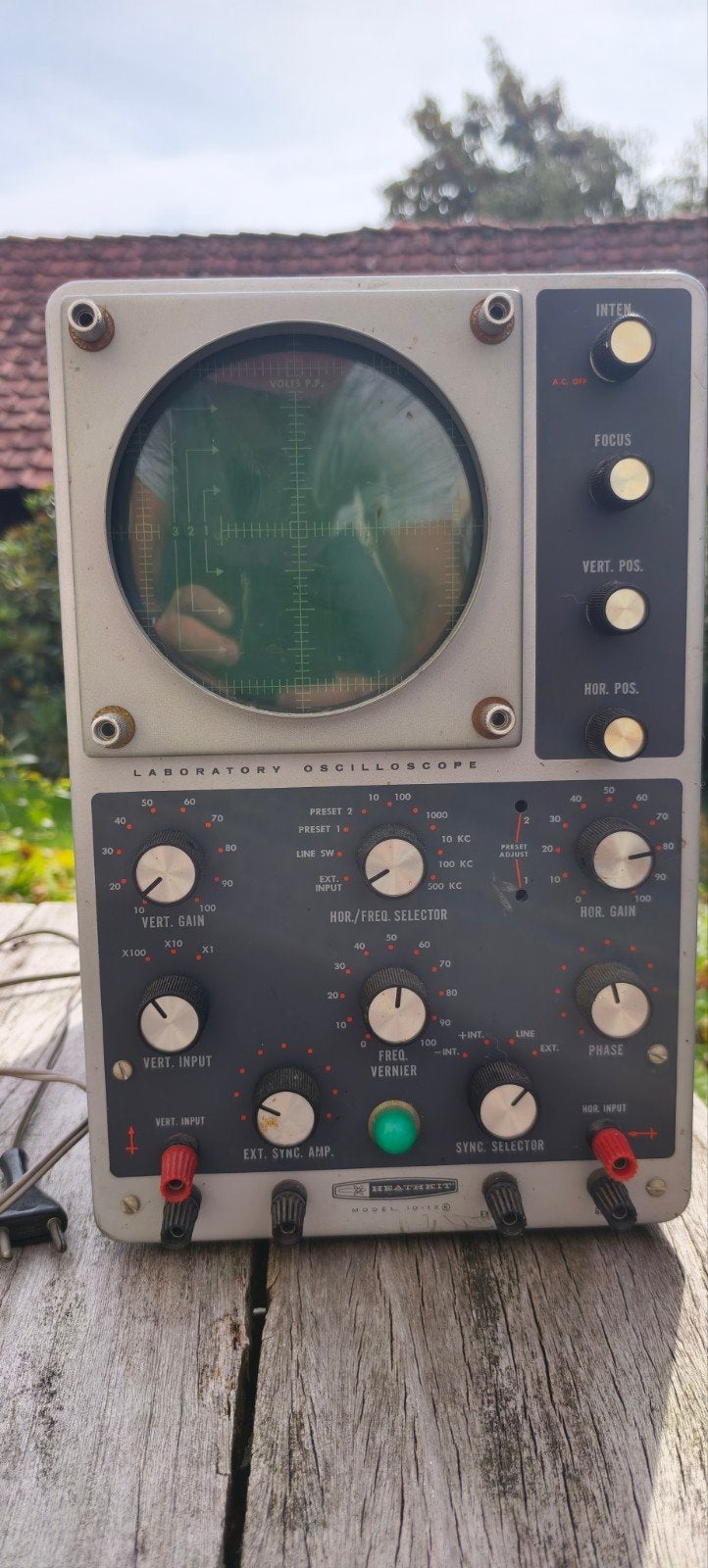 Vintage Heathkit IO-12 Laboratorium Oscilloscoop, Ophalen of Verzenden