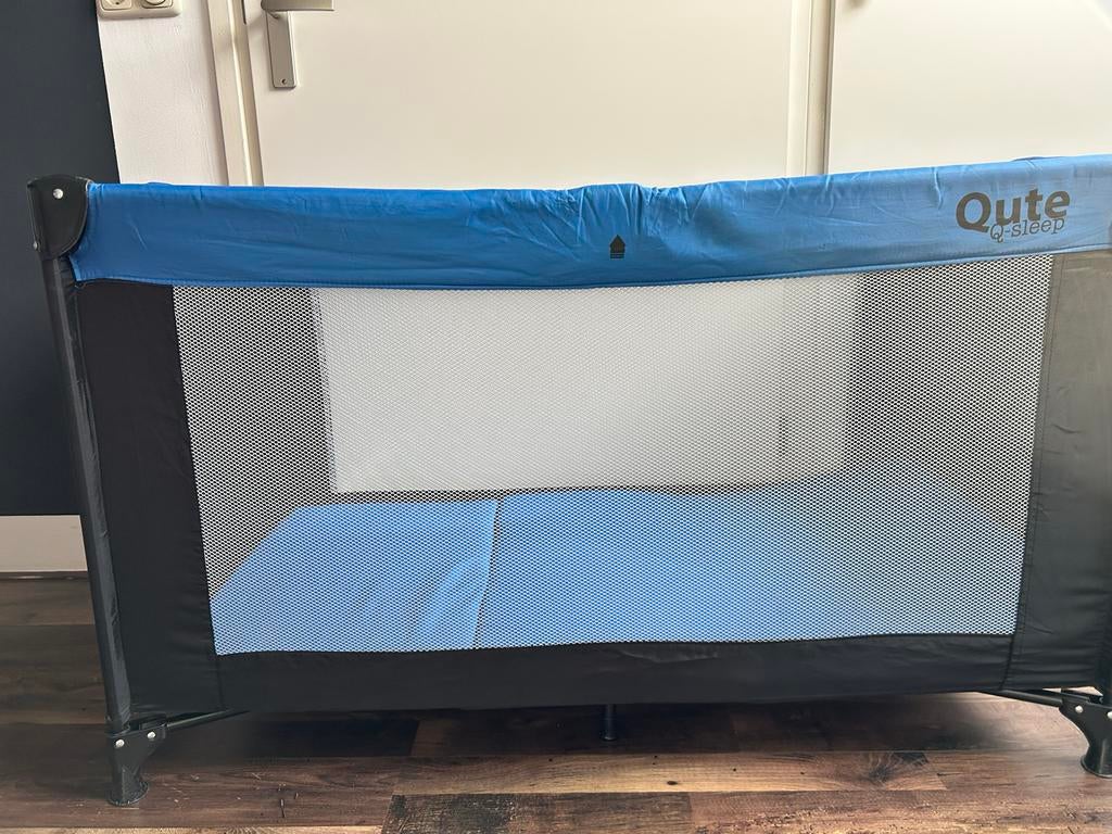Qute Q-sleep reisledikant met matras, Ophalen, Gebruikt, Reisbedje