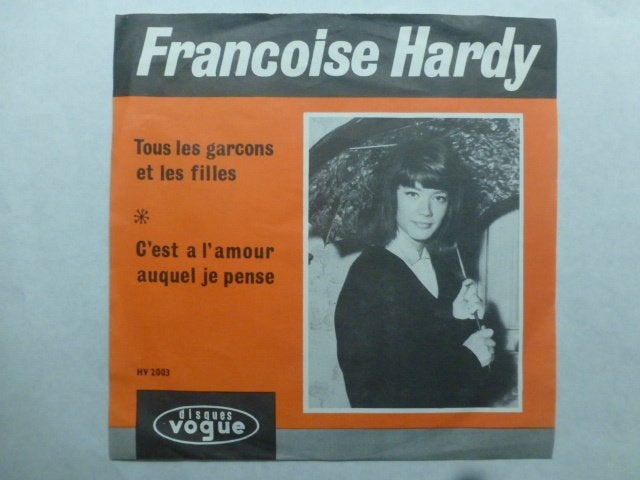 Françoise Hardy. Tous les garcons et les filles./ C ést a, Cd's en Dvd's, Ophalen of Verzenden, Gebruikt, 7 inch, Pop