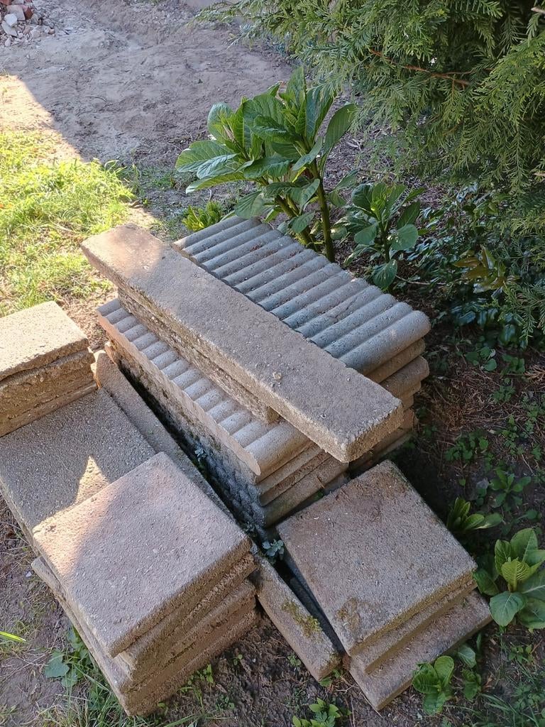 Stoepband opsluitband rondoband, Ophalen, Beton, Minder dan 5 m², Overige typen