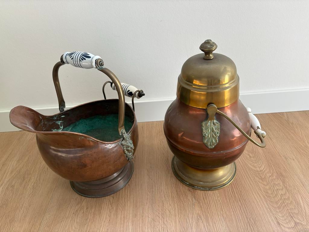 Koperen kolenkit en doofpot, Ophalen, Koper