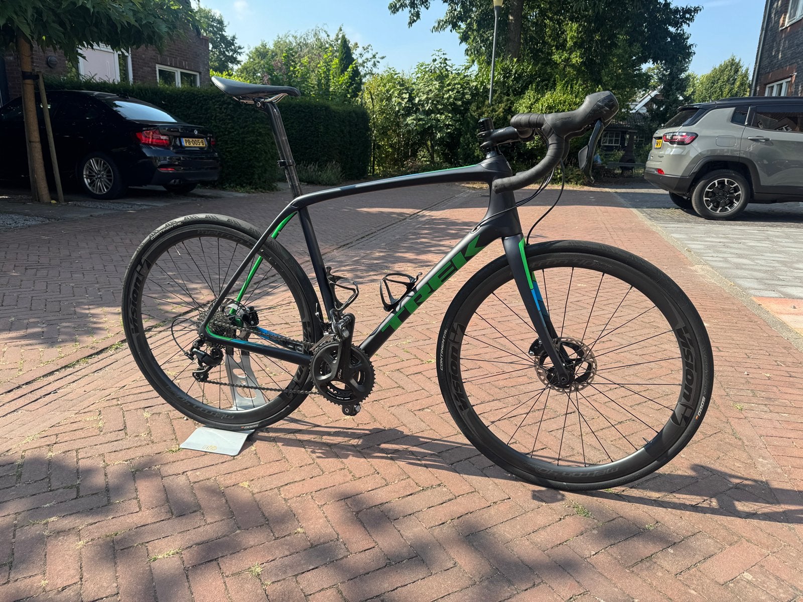Trek domane maat 58 – Shimano 105 – Vision wielen, Gebruikt, Carbon, 57 tot 61 cm, Meer dan 20 versnellingen