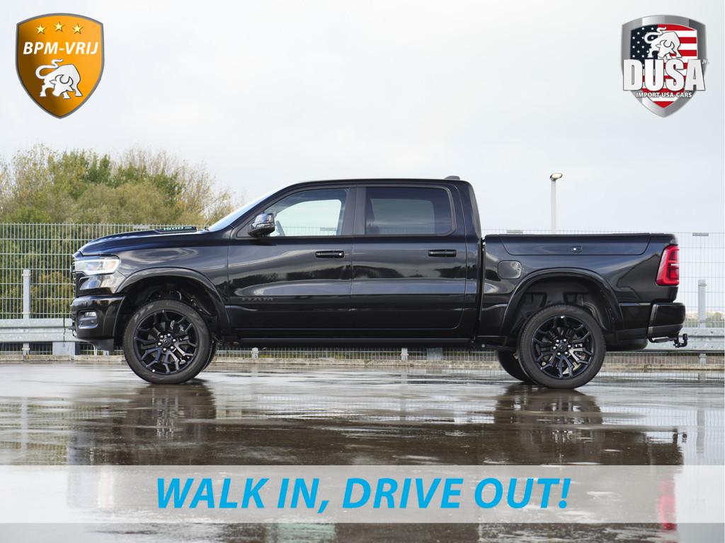 Dodge Ram | 1500 | Limited | 3.0L Twin-Turbo I6 | High Outpu, Auto's, Automaat, 2438 kg, Zwart, Zwart