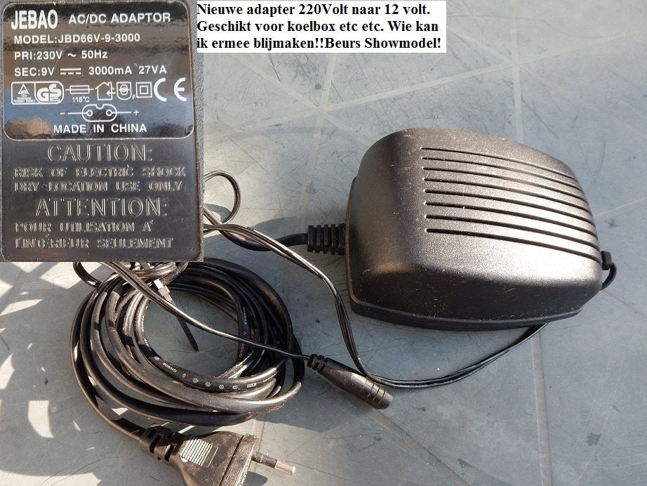 Nieuw.Omvormer.Adapter.220.Volt.<>12 Volt.Voor koelbox.Etc., Ophalen of Verzenden, Nieuw