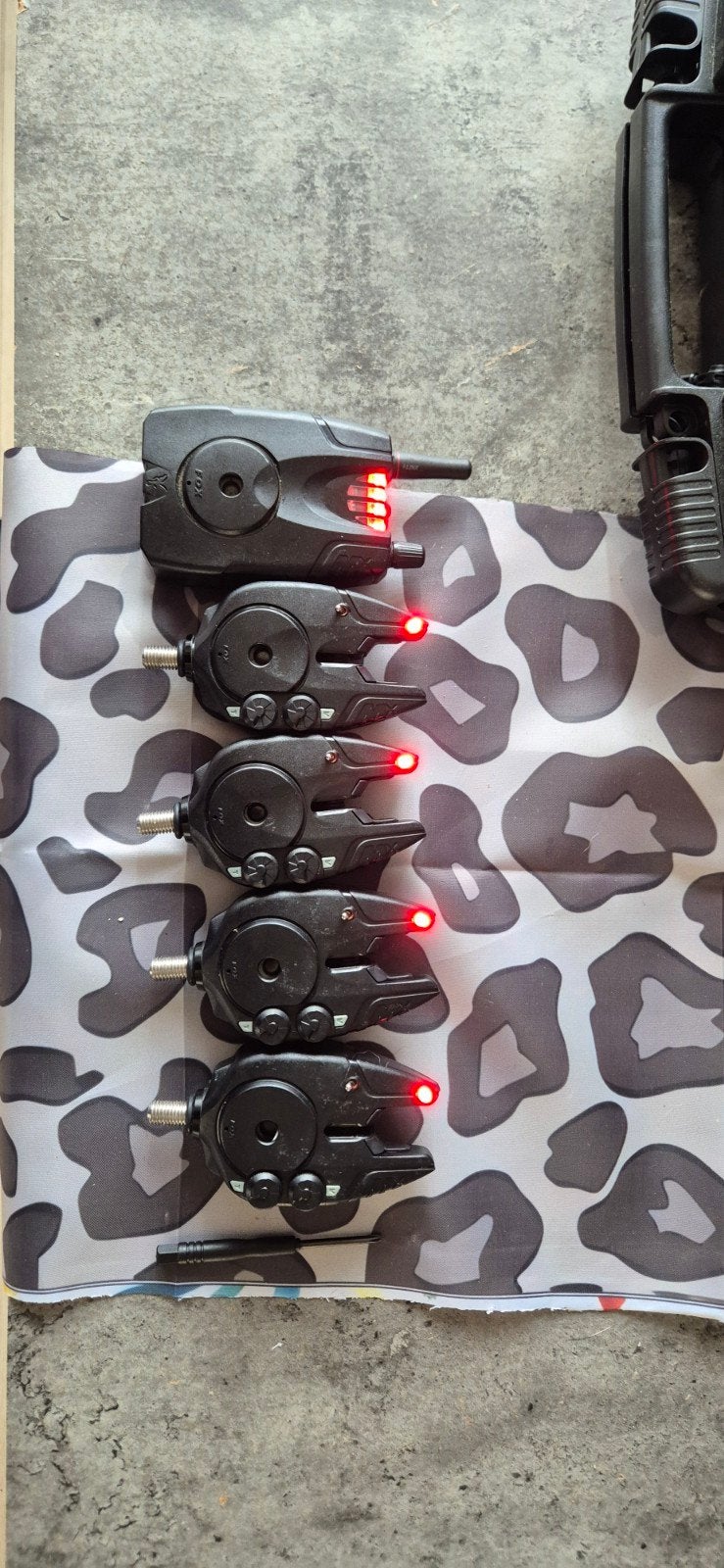 Fox Micron MX beetmelderset met matrix monkey climbers, Watersport en Boten, Ophalen of Verzenden, Gebruikt, Overige typen