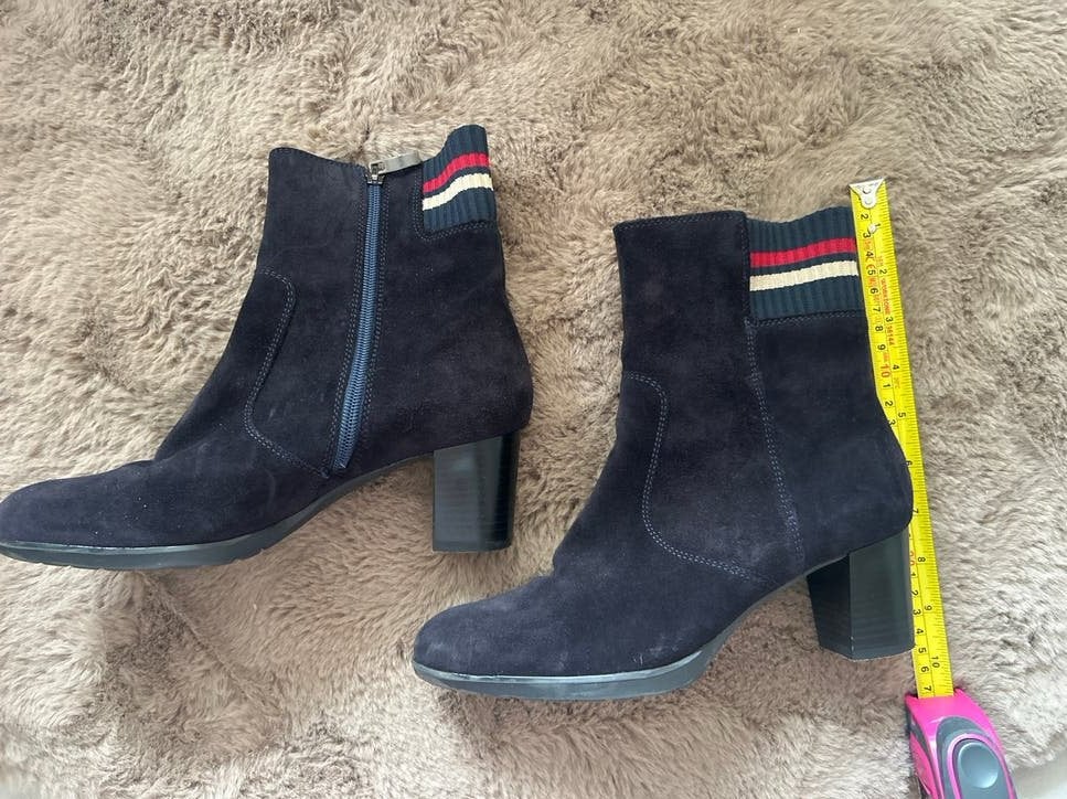 Ara Donkerblauwe suède enkellaarzen gebreide boord, Kleding | Dames, Schoenen, Ophalen of Verzenden, Gedragen, Blauw, Lage of Enkellaarzen