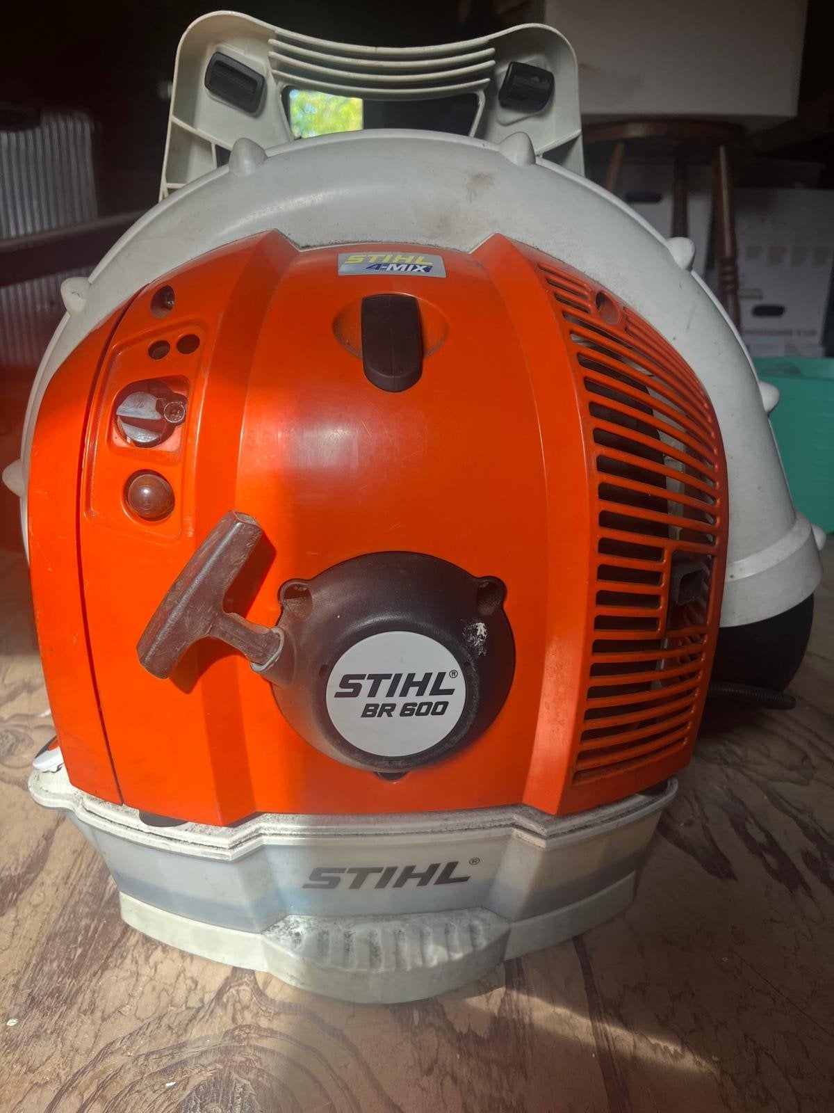 Stihl BR600 Ruggedragen Bladblazer., Tuin en Terras, Ophalen, Benzine