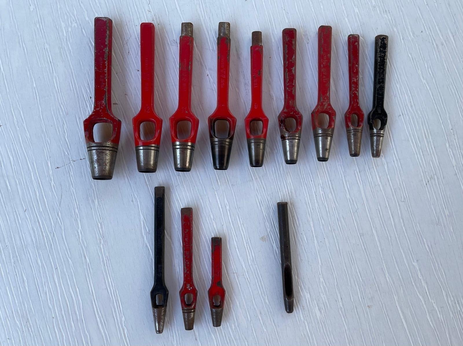 Holpijpenset - Diverse maten voor leer, rubber en meer, Doe-het-zelf en Verbouw, Gereedschap | Handgereedschap, Ophalen of Verzenden