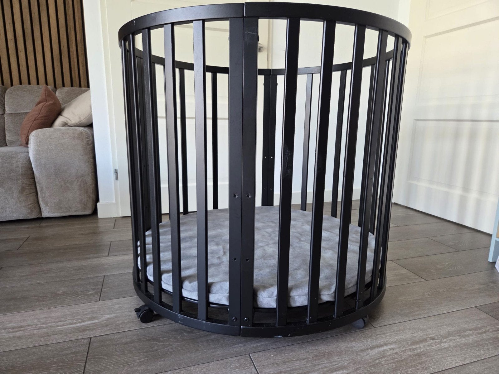Baby box, Kinderen en Baby's, Boxen, Ophalen, Zo goed als nieuw, Rond, In hoogte verstelbaar