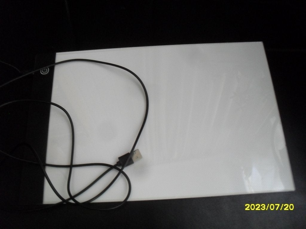 A-4 Light pad met USB aansluiting in goede staat., Ophalen of Verzenden, Zo goed als nieuw, Elektrisch, Diamond painting