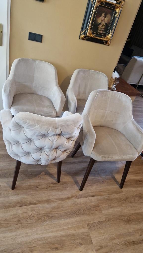 Luxe eetkamerstoelen Piet Klerkx - Hotel Chique, Huis en Inrichting, Stoelen, Ophalen, Overige kleuren, Hotel Chique, Piet Klerkx