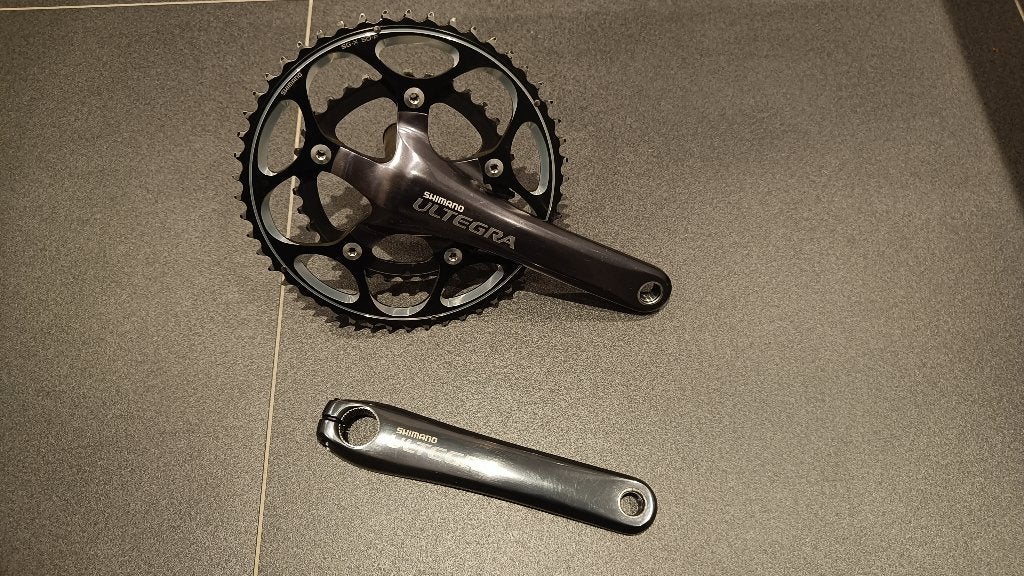 Shimano Ultegra 6600 crankset, Crankstel of Pedalen, Gebruikt, Ophalen of Verzenden, Aluminium
