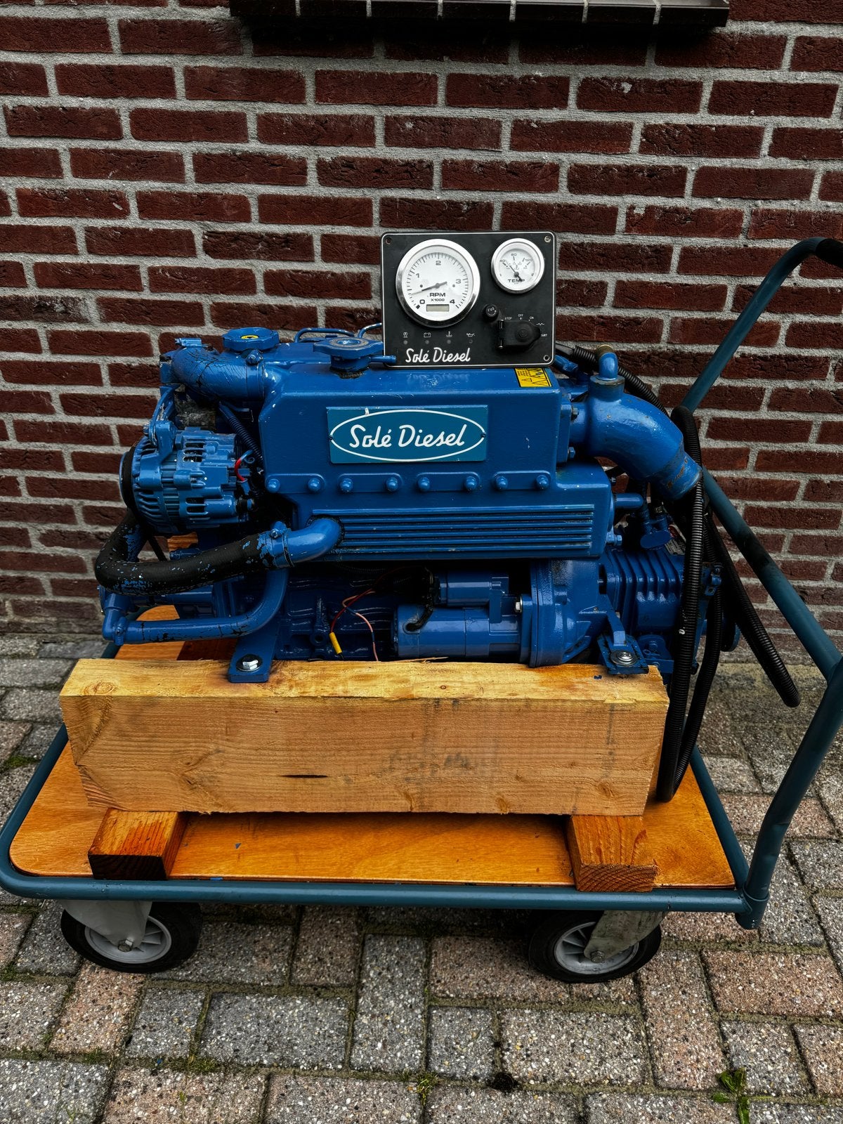 Solé Diesel Mini-44 scheepsmotor 487 draai uren, Ophalen, Binnenboordmotor, Diesel, Zo goed als nieuw