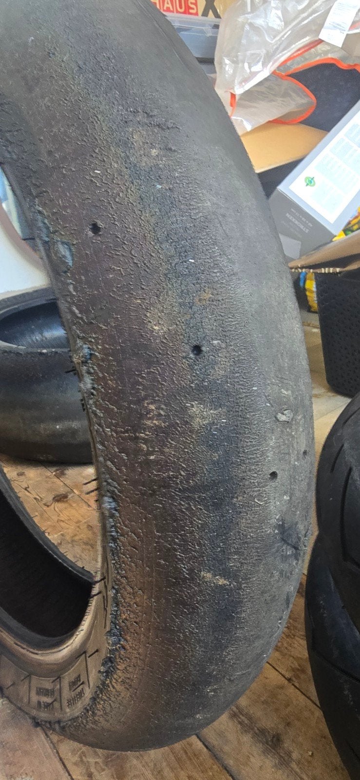 pirelli sc1 slick dunlop kr108, Motoren, Ophalen of Verzenden, Gebruikt