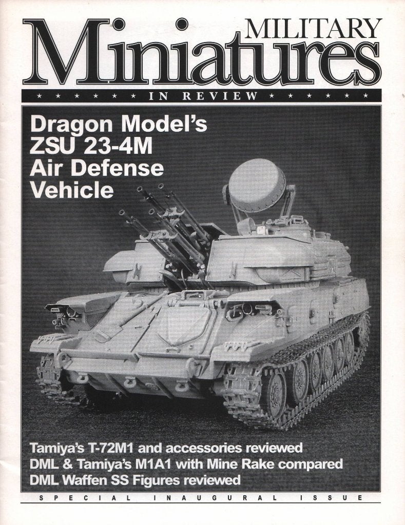 Military Miniatures in Review magazine Pilot Issue, Verzenden, 1:32 tot 1:50, Auto, Overige merken