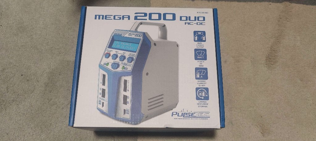 PulseTec Mega 200 Duo AC-DC Lader - Zo goed als nieuw, Ophalen, Zo goed als nieuw