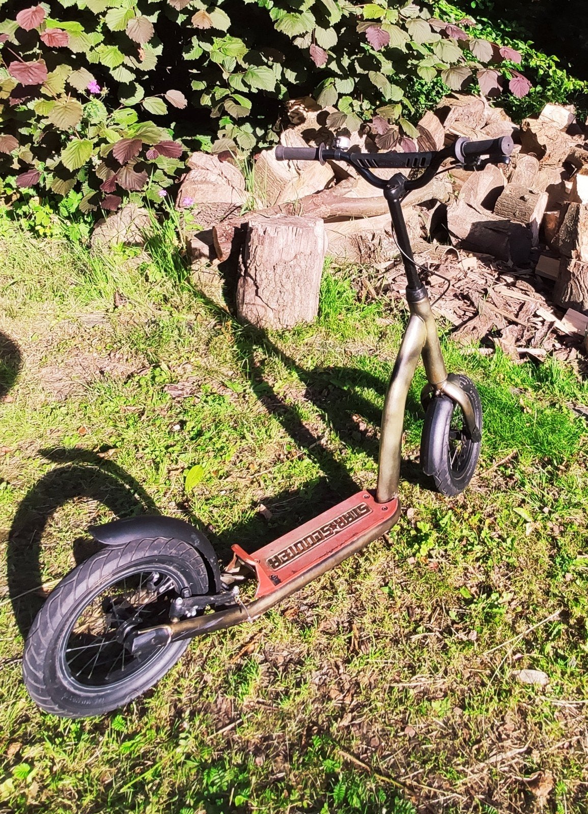 Starscooter step. goud/zwart, Ophalen of Verzenden, Gebruikt, Gewone step, Star Scooter