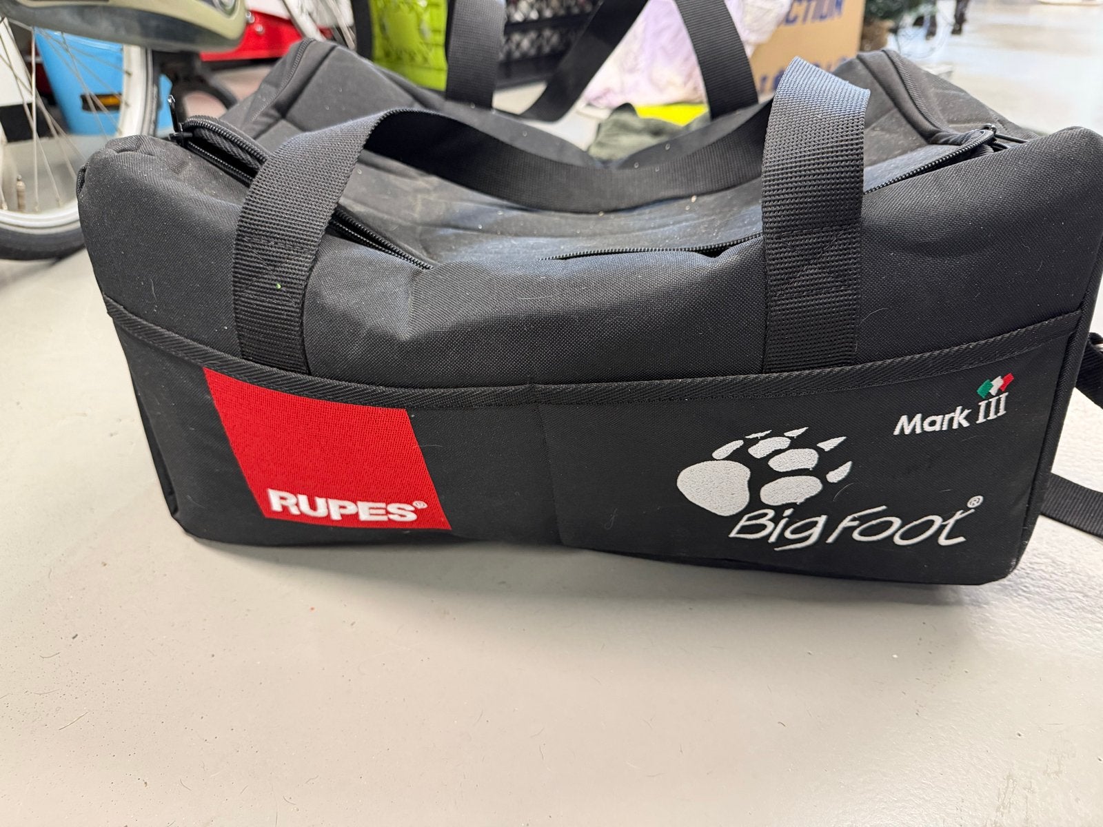 Rupes BigFoot Mark III Polijstmachine Set, Ophalen, Zo goed als nieuw