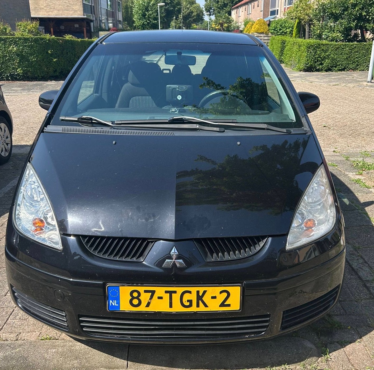 Mitsubishi Colt 1.3 CZ5 AUT 2008 Zwart, Auto's, 31 €/maand, Bedrijf, 1000 kg, Geïmporteerd