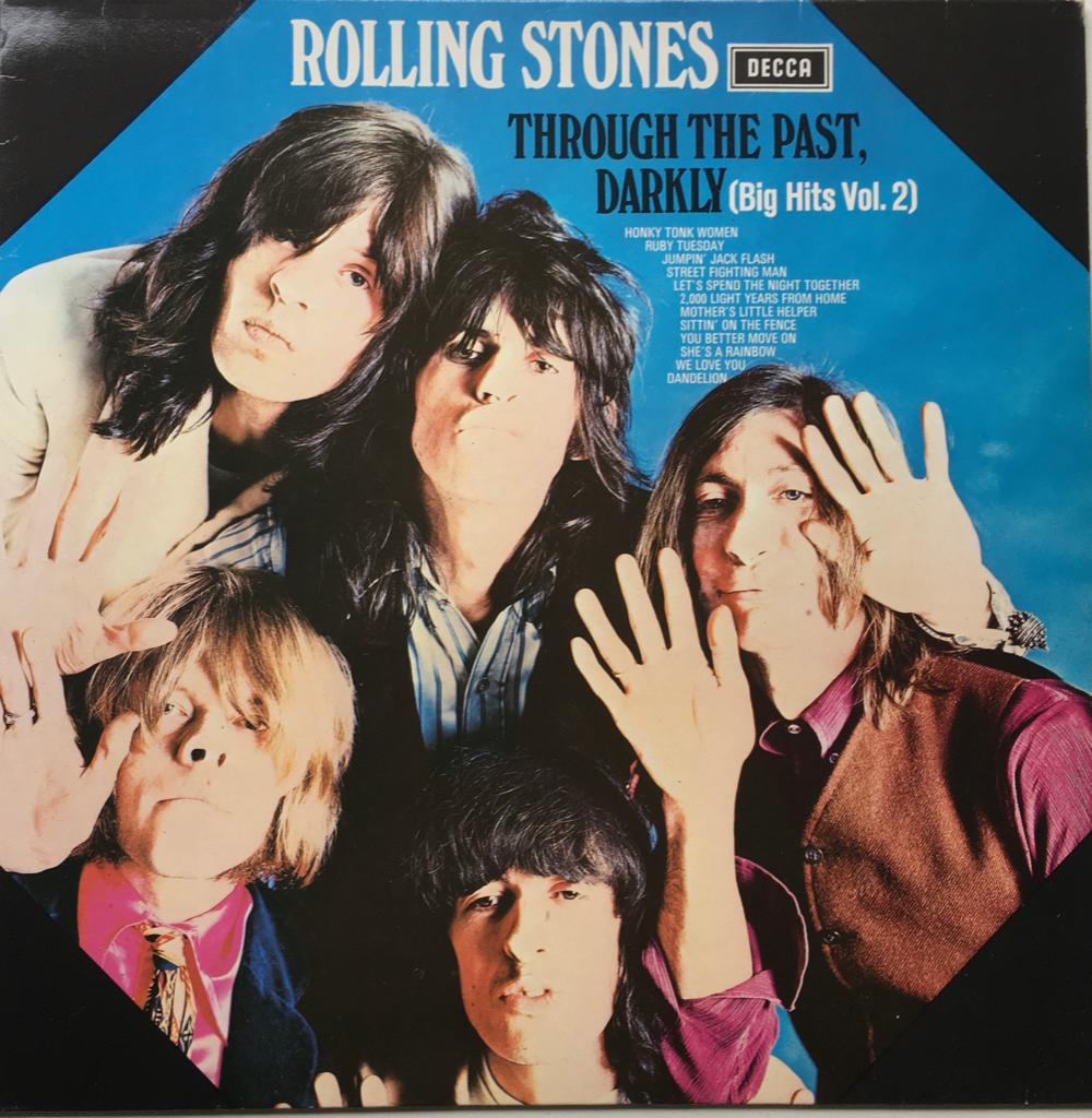 OLLP11 rolling stones Through the past, darkly HOL72 €15, Ophalen of Verzenden, Rock-'n-Roll, 12 inch, Inclusief binnenhoes