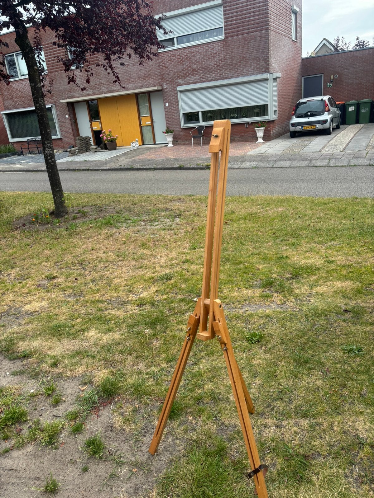 Inklapbare stevige verf ezel, Hobby en Vrije tijd, Schilderen, Ophalen, Zo goed als nieuw, Ezel