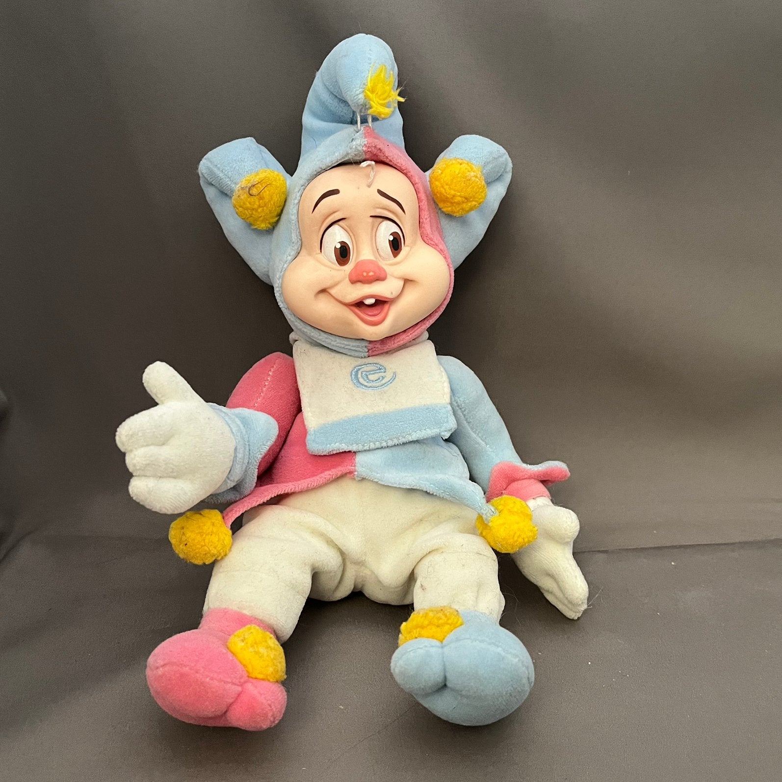 Titel:Vintage Efteling Pardotje Knuffel – Hard Gezicht, Verzamelen, Efteling, Ophalen of Verzenden, Zo goed als nieuw, Overige typen