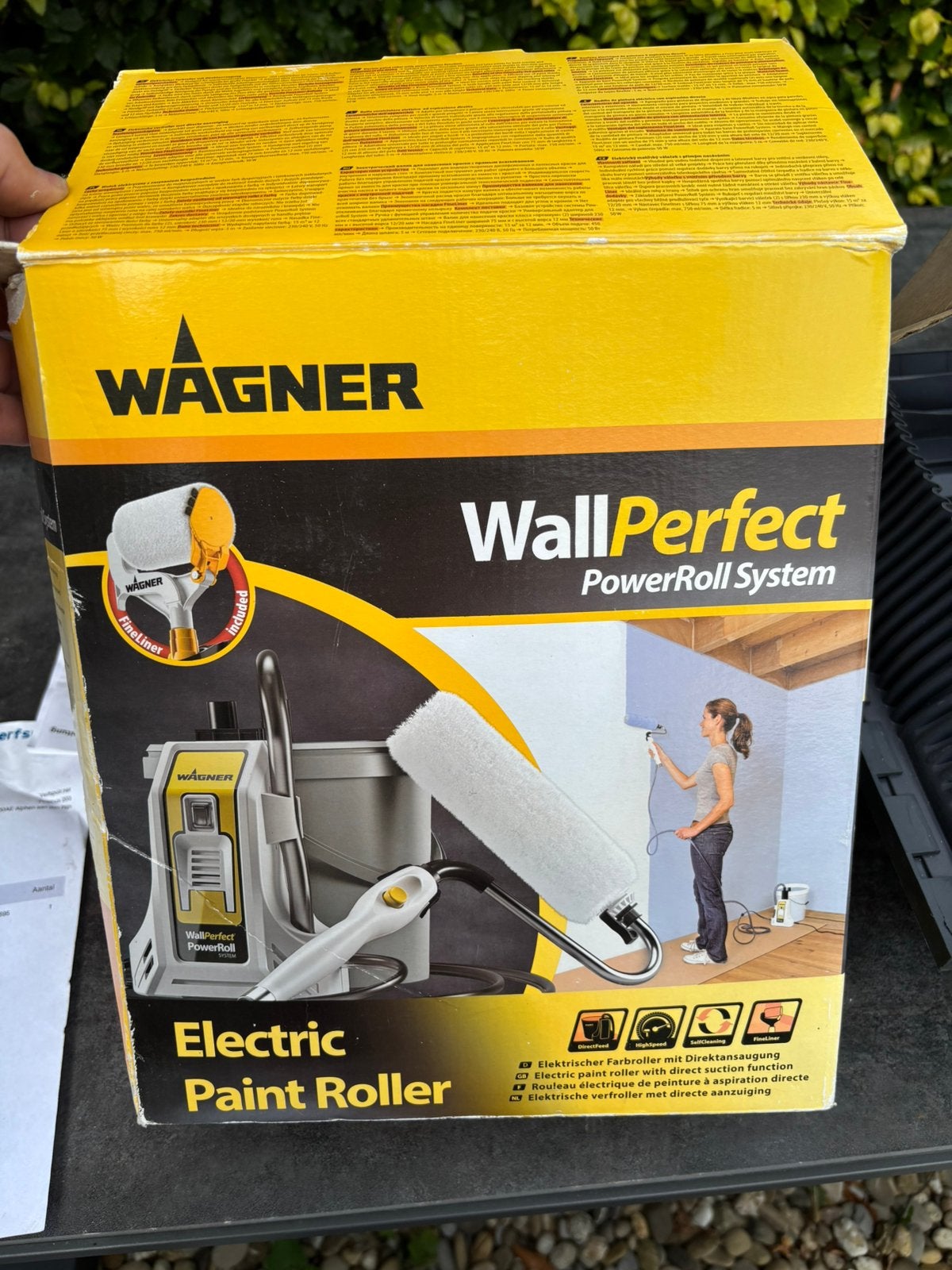 Wagner elektrische verfroller wallperfect, Ophalen, Nieuw, Verfspuit of Verfpomp