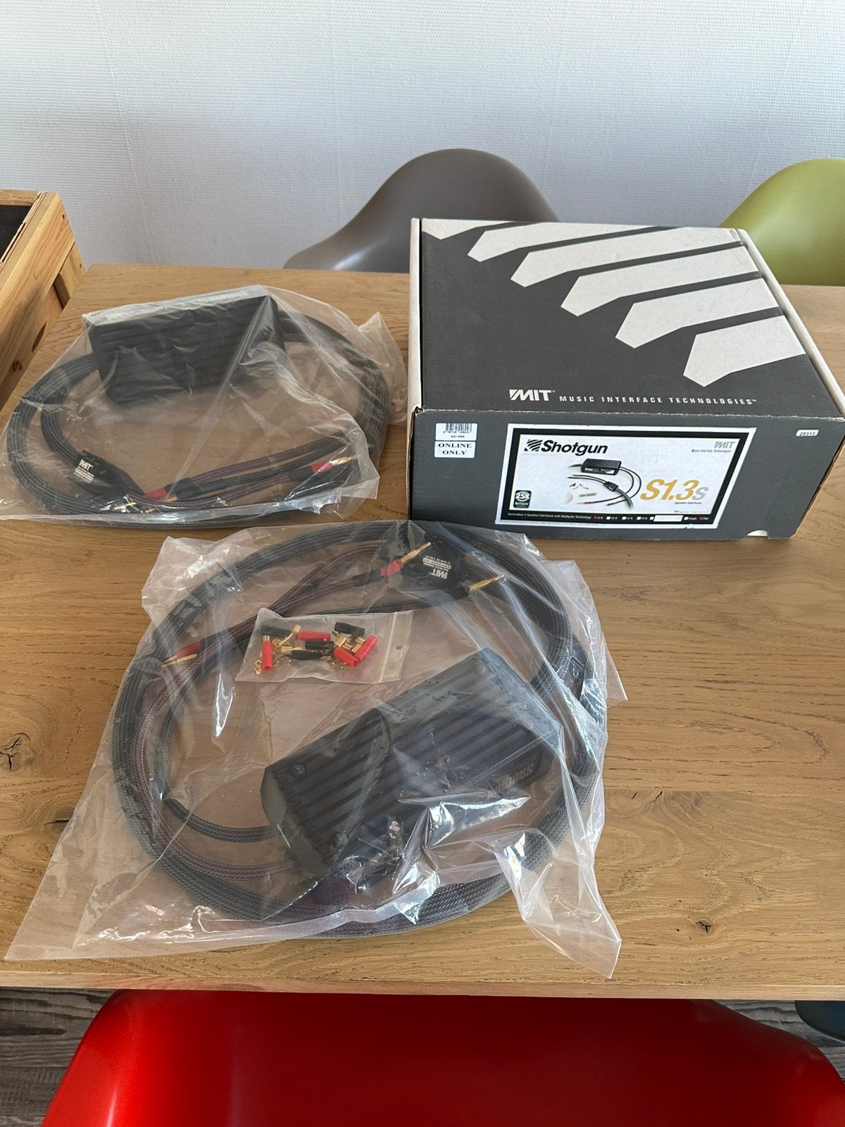 MIT Shotgun S1.3s speakerkabel, Ophalen of Verzenden, Zo goed als nieuw, 2 tot 5 meter, Luidsprekerkabel