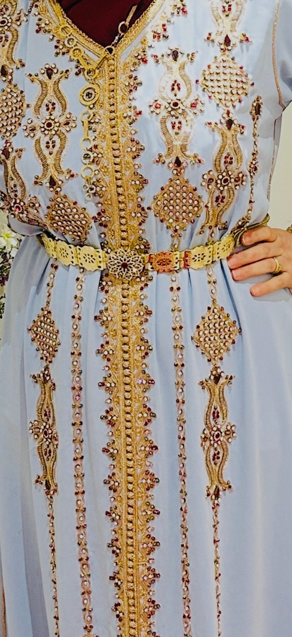 Nieuwe Kaftan - Elegant en Feestelijk, Ophalen of Verzenden, Nieuw, Blauw