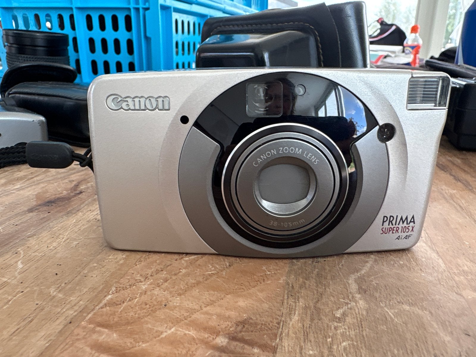 Canon Prima Super 105 X Compact Camera, Audio, Tv en Foto, Ophalen of Verzenden, Gebruikt, Compact, Canon