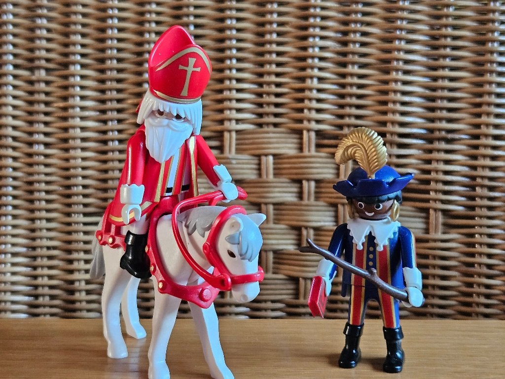 Playmobil Sinterklaas en Zwarte Piet zeldzame set, Kinderen en Baby's, Speelgoed | Playmobil, Complete set, Ophalen of Verzenden