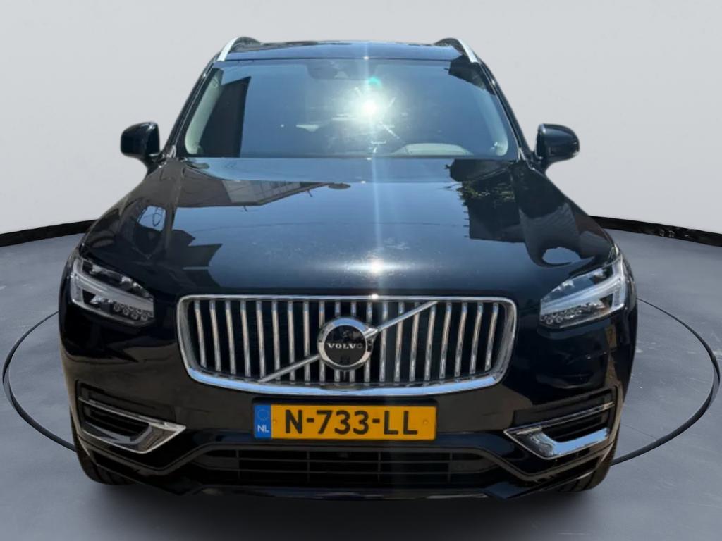 Volvo XC90 T8 Twin Engine AWD Plug-in Hybrid 390pk 7P 2021, Auto's, Zwart, 4 cilinders, 7 stoelen, Zwart