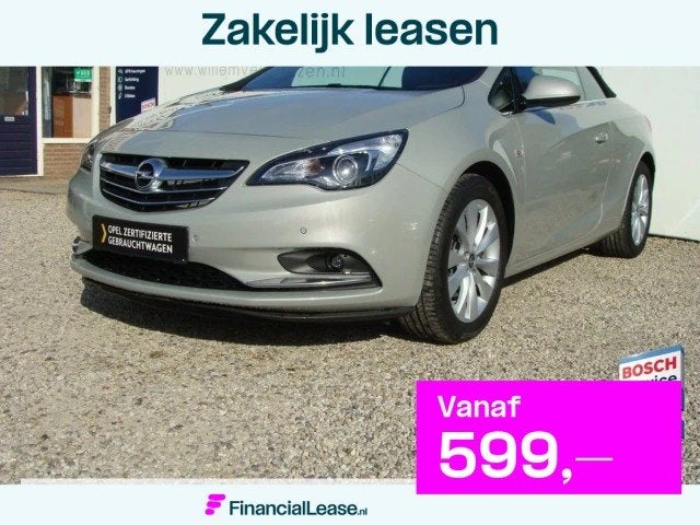 Opel Cascada 1.4 TURBO MOOIE DEALER AUTO, Voorwielaandrijving, Dealer onderhouden, 15 km/l, Zwart