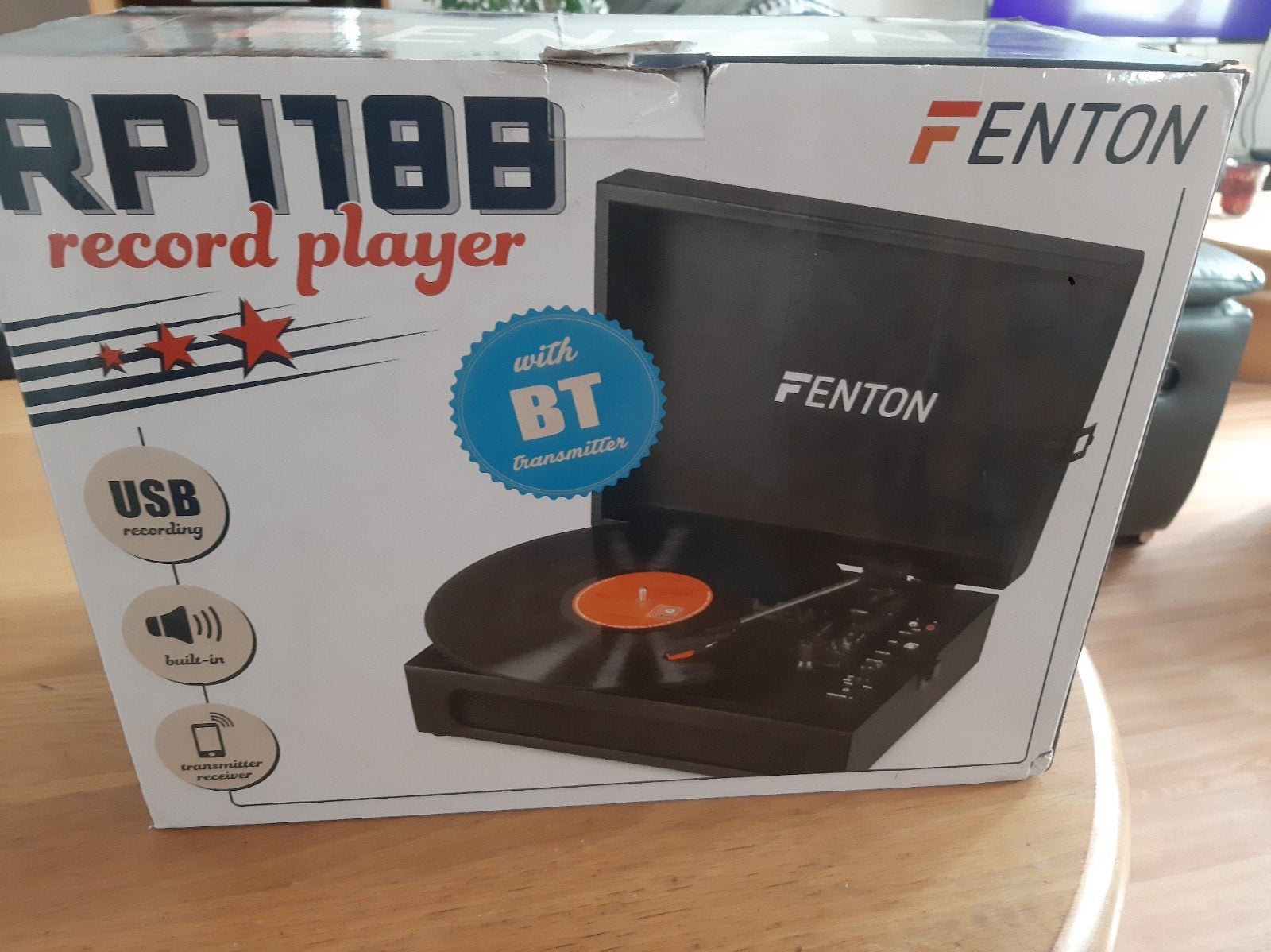 Fenton platenspeler., Ophalen, Zo goed als nieuw, Overige merken