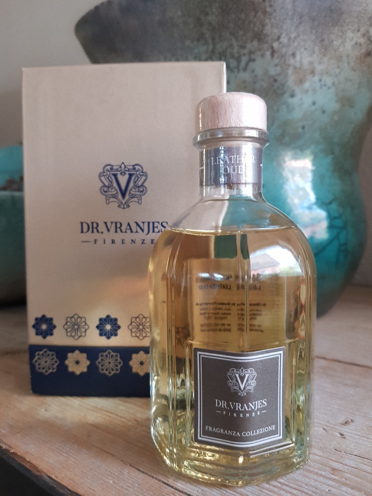 Dr. Vranjes Leather Oud diffuser/geurstokjes 250 ml, Ophalen of Verzenden, Nieuw