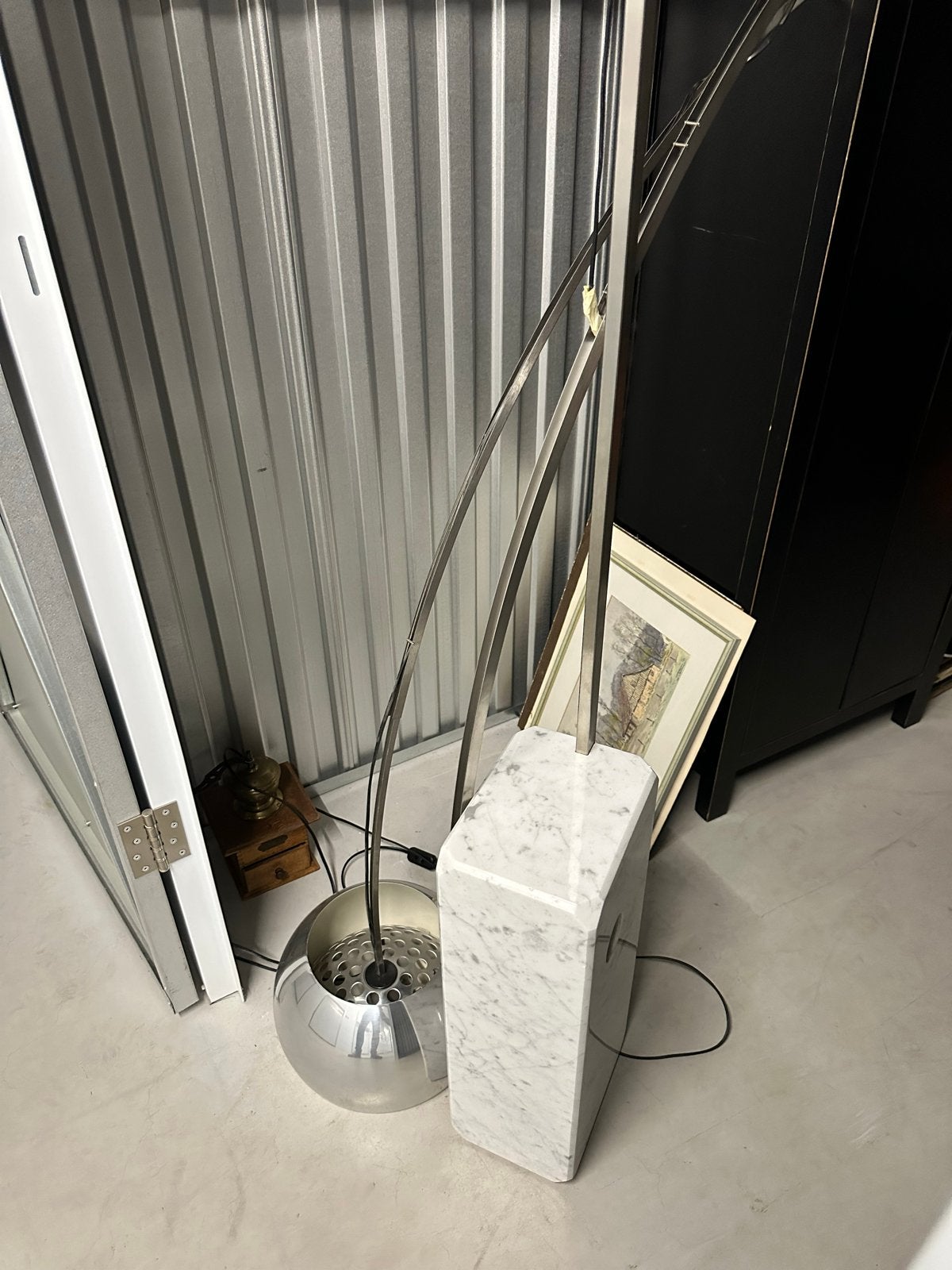 Flos Arco Booglamp, Huis en Inrichting, Ophalen, 200 cm of meer, Overige fittingen, Zo goed als nieuw