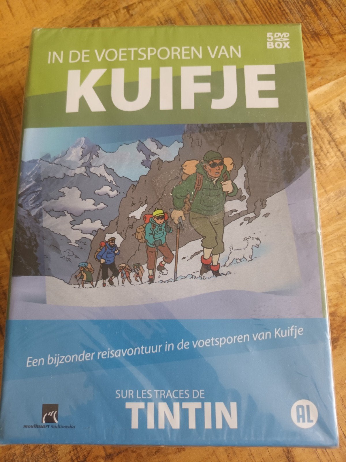 in de voetsporen van kuifje, Cd's en Dvd's, Dvd's | Tekenfilms en Animatie, Alle leeftijden, Ophalen of Verzenden, Nieuw in verpakking