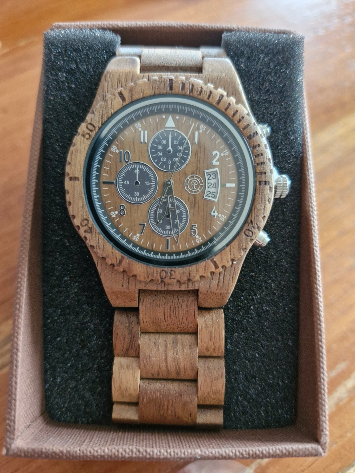 Prachtig houten horloge van Greenwatch - Nieuw in doos, Ophalen of Verzenden