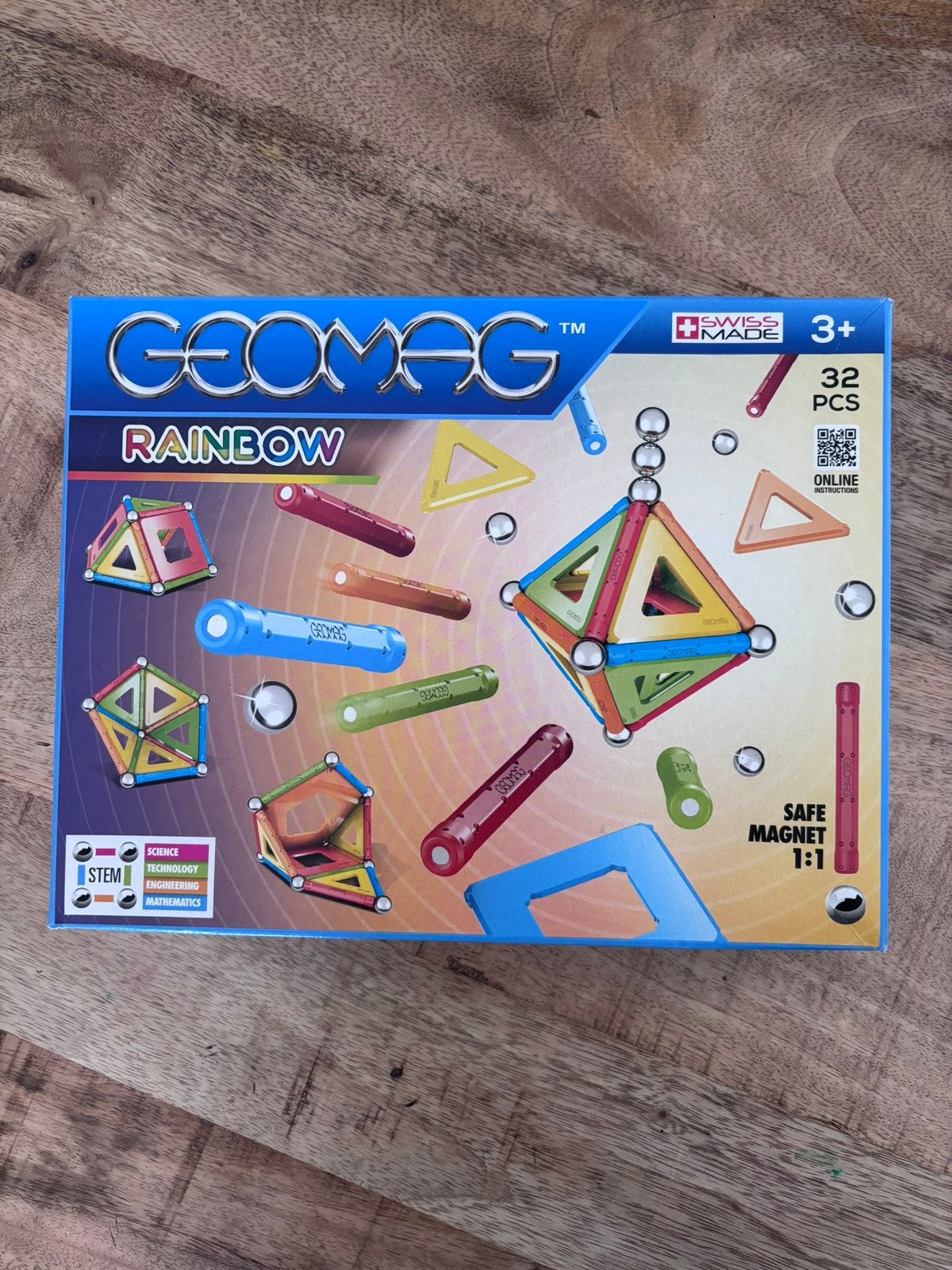 Nieuw! Geomag Rainbow 32 stuks – Magnetisch Speelgoed, Ophalen of Verzenden, Nieuw, Overige merken