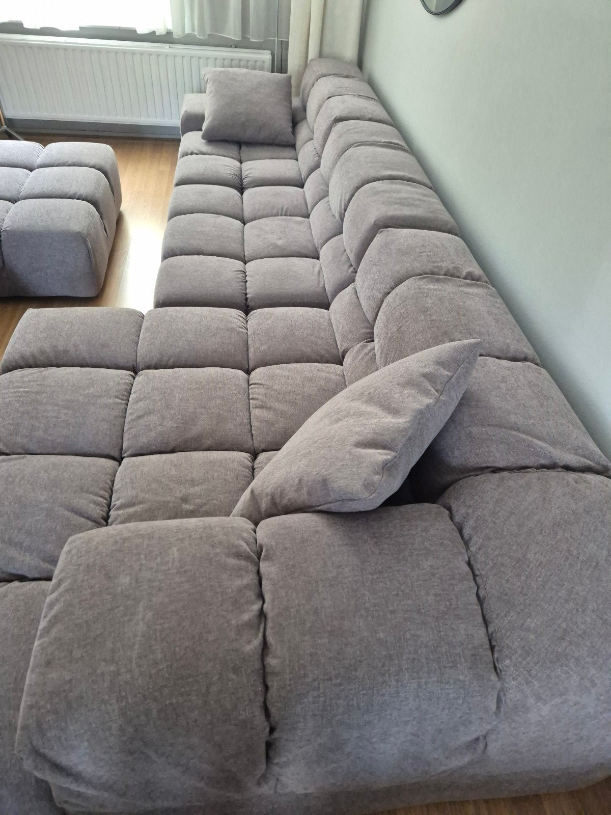 B&B Italia Tufty-Time design Loungebank 5 Modules 2 Kussens, Ophalen, Zo goed als nieuw, Stof, Metaform lintelo de sede minotti