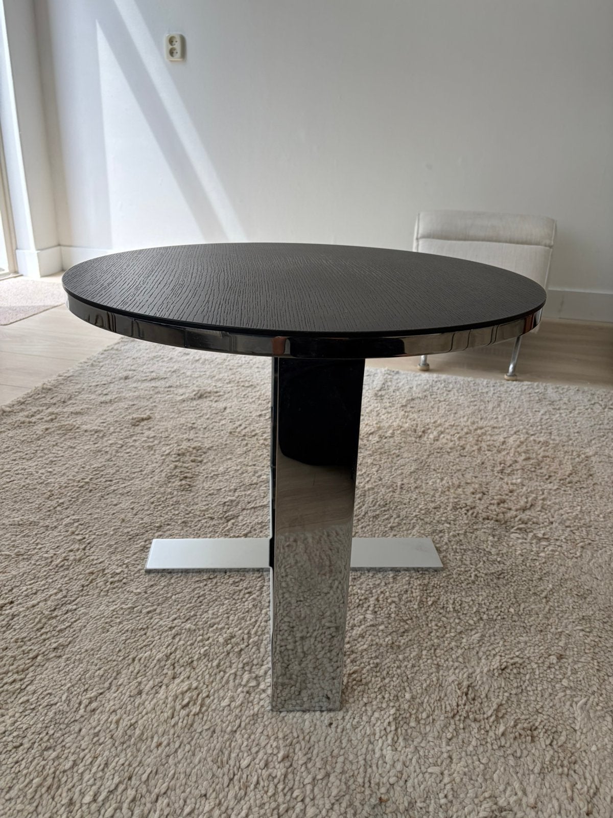 Maxalto Eileen bijzettafel B&B Italia 60 cm, Huis en Inrichting, Tafels | Bijzettafels, Overige materialen, Minder dan 55 cm, Rond