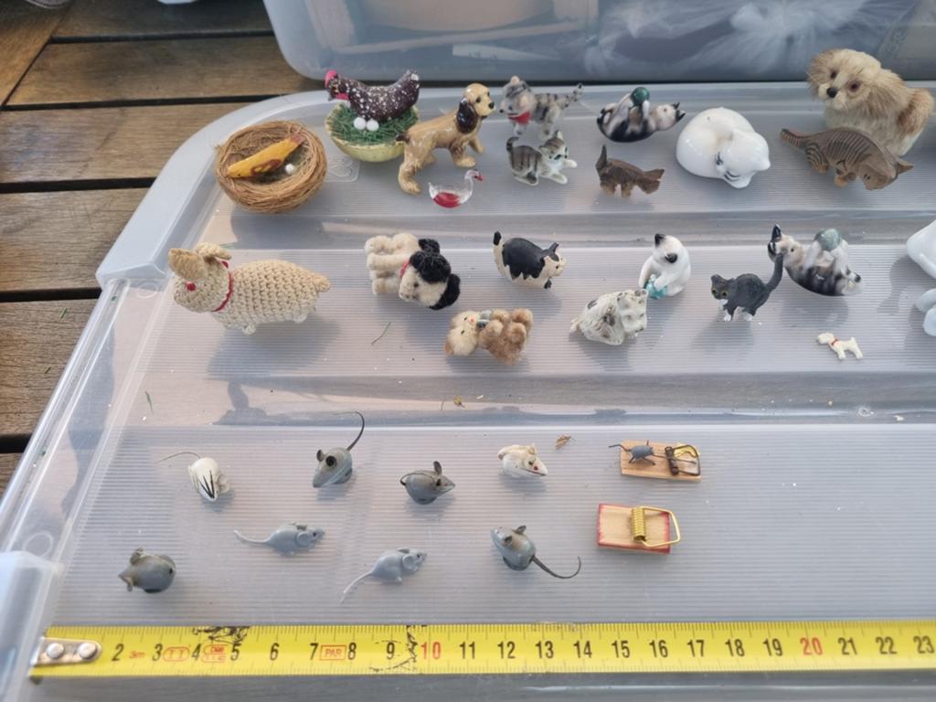 Dierfiguren Miniatuur Poppenhuis Collectie, Ophalen of Verzenden