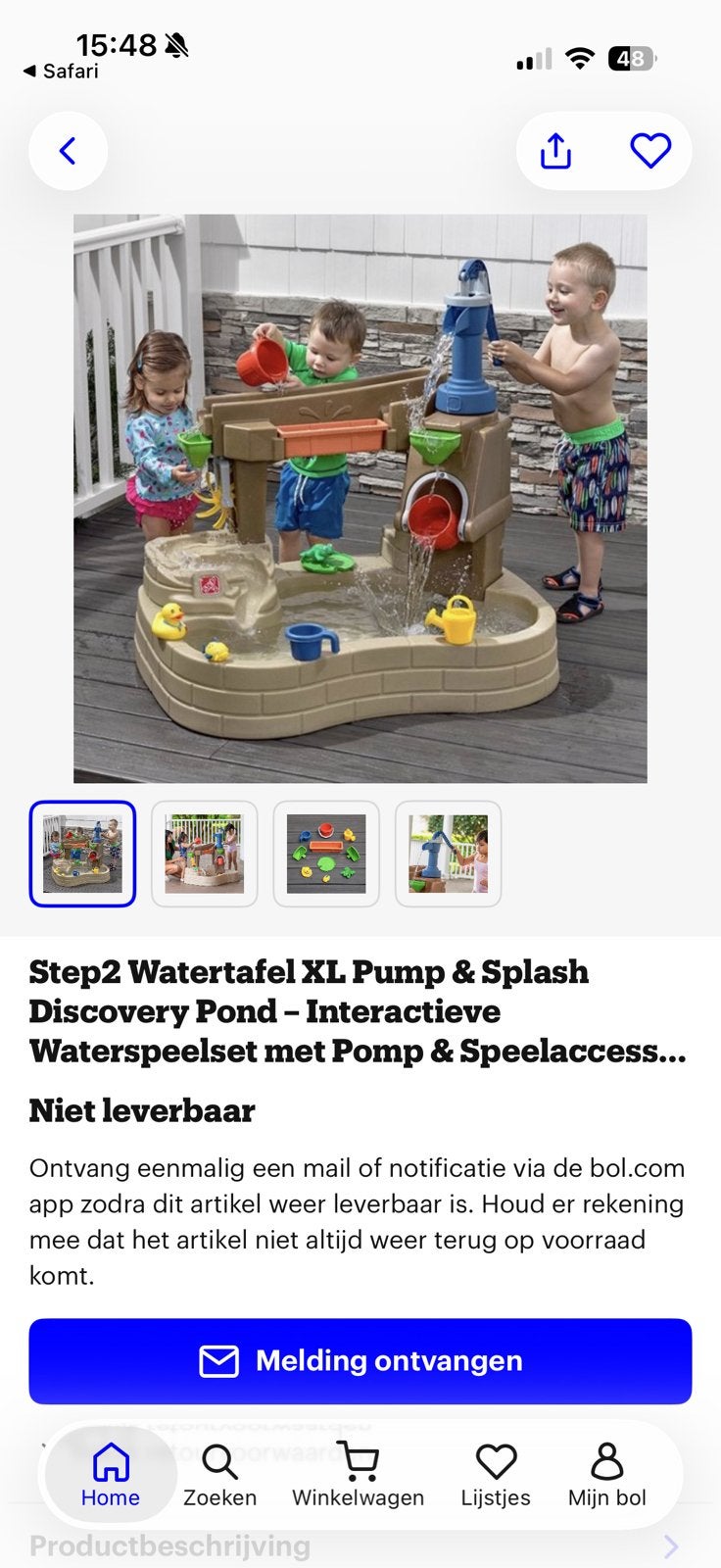 step2 watertafel pump & splash discovery pond, Kinderen en Baby's, Ophalen, Zo goed als nieuw