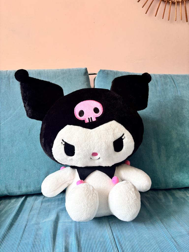 Kuromi (hello kitty) Knuffel Miniso, Kinderen en Baby's, Ophalen of Verzenden, Zo goed als nieuw