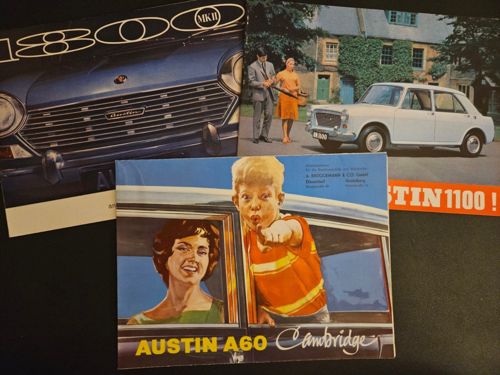 9 Brochures Austin, Ophalen of Verzenden, Zo goed als nieuw, Overige merken