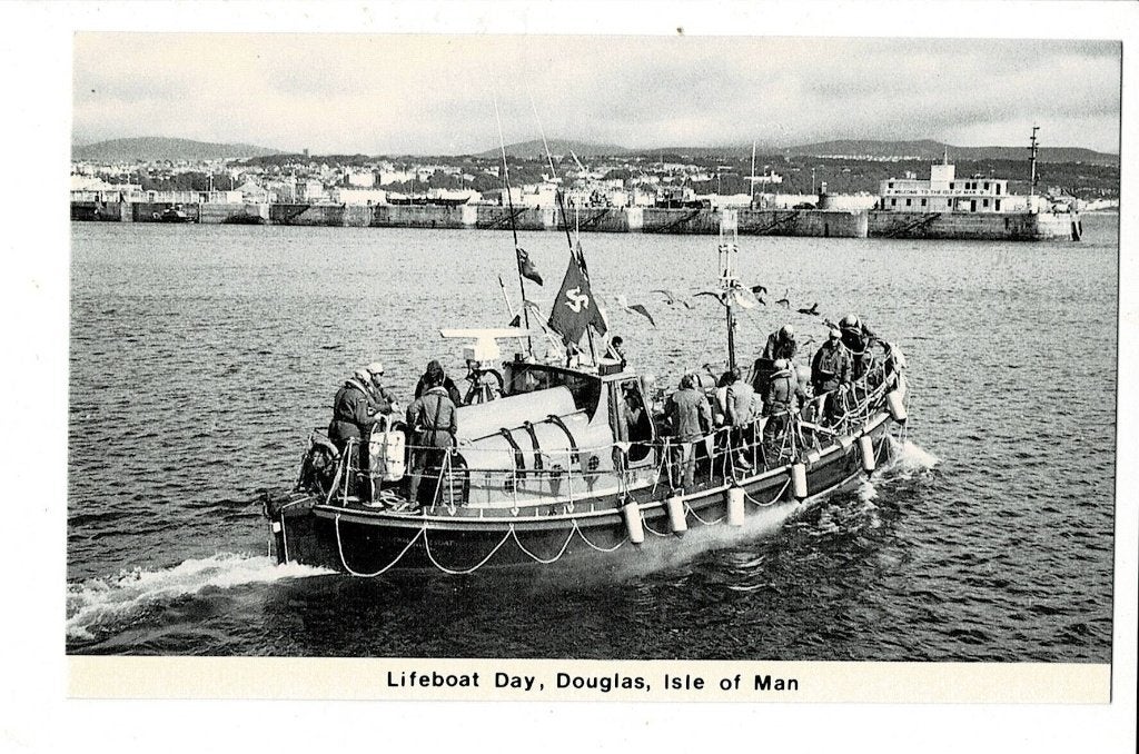 Lifeboat, Douglas, Isle of Man, Verzamelen, Scheepvaart, Ophalen of Verzenden, Zo goed als nieuw, Kaart, Foto of Prent