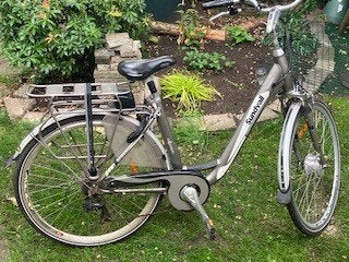 gratis elektrische damesfiets met los draadje, Versnellingen, Ophalen, Overige merken, 53 tot 56 cm
