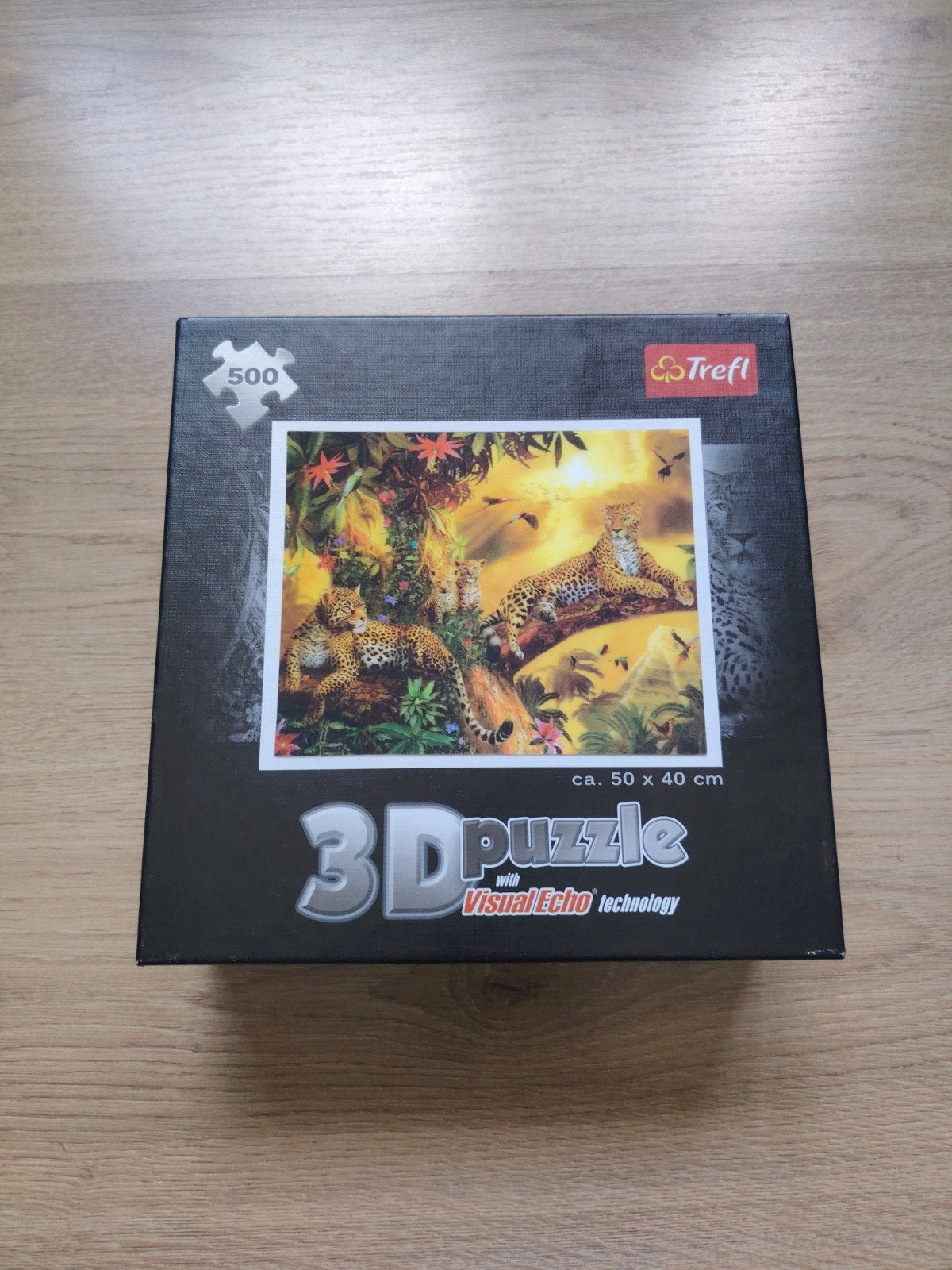 Trefl 3d puzzel panters, Ophalen of Verzenden, 500 t/m 1500 stukjes, Zo goed als nieuw, Legpuzzel