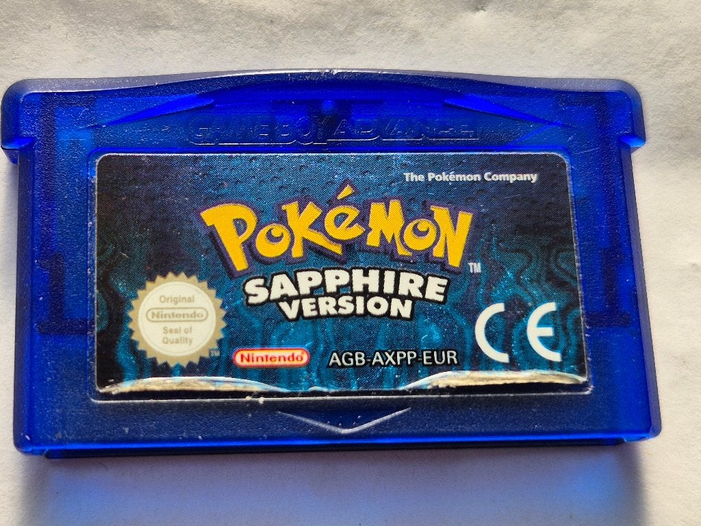 POKEMON SAPPHIRE, Gebruikt, 1 speler, Racen en Vliegen, Ophalen of Verzenden